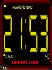 game pic for Digital Clock S60 3rd  S60 5th
